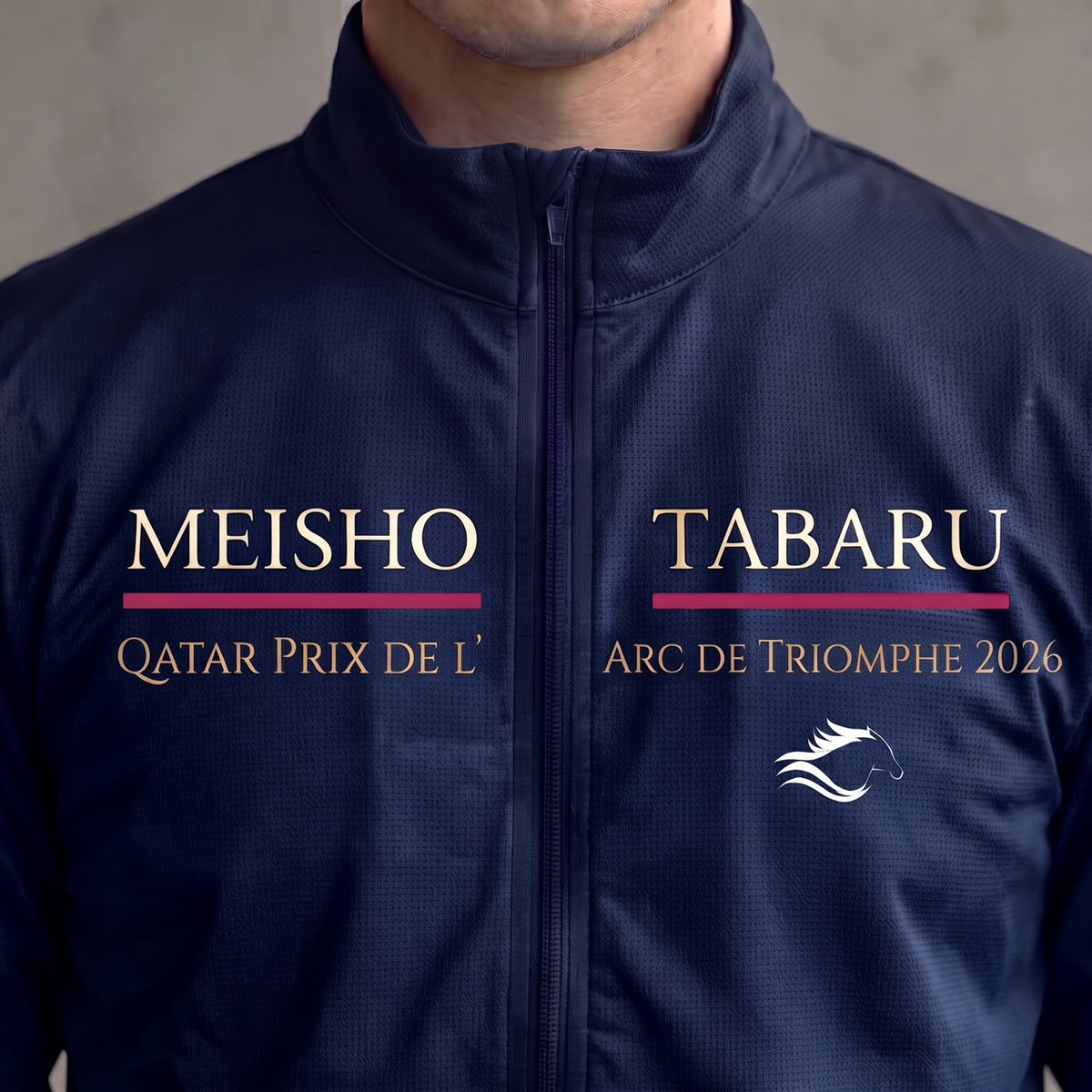 メイショウタバル 凱旋門賞2026 石橋厩舎公式Riders  Jacket フランス遠征用version (Navy)