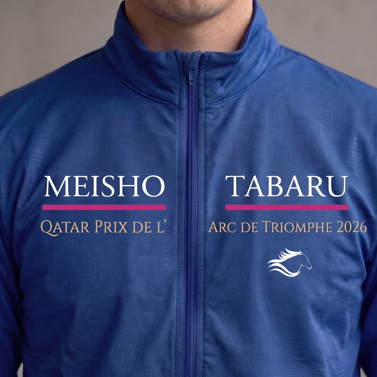 友道厩舎 Tomomichi Stable ジャケット メイショウタバル 凱旋門賞2026 石橋厩舎公式Riders Jacket フランス