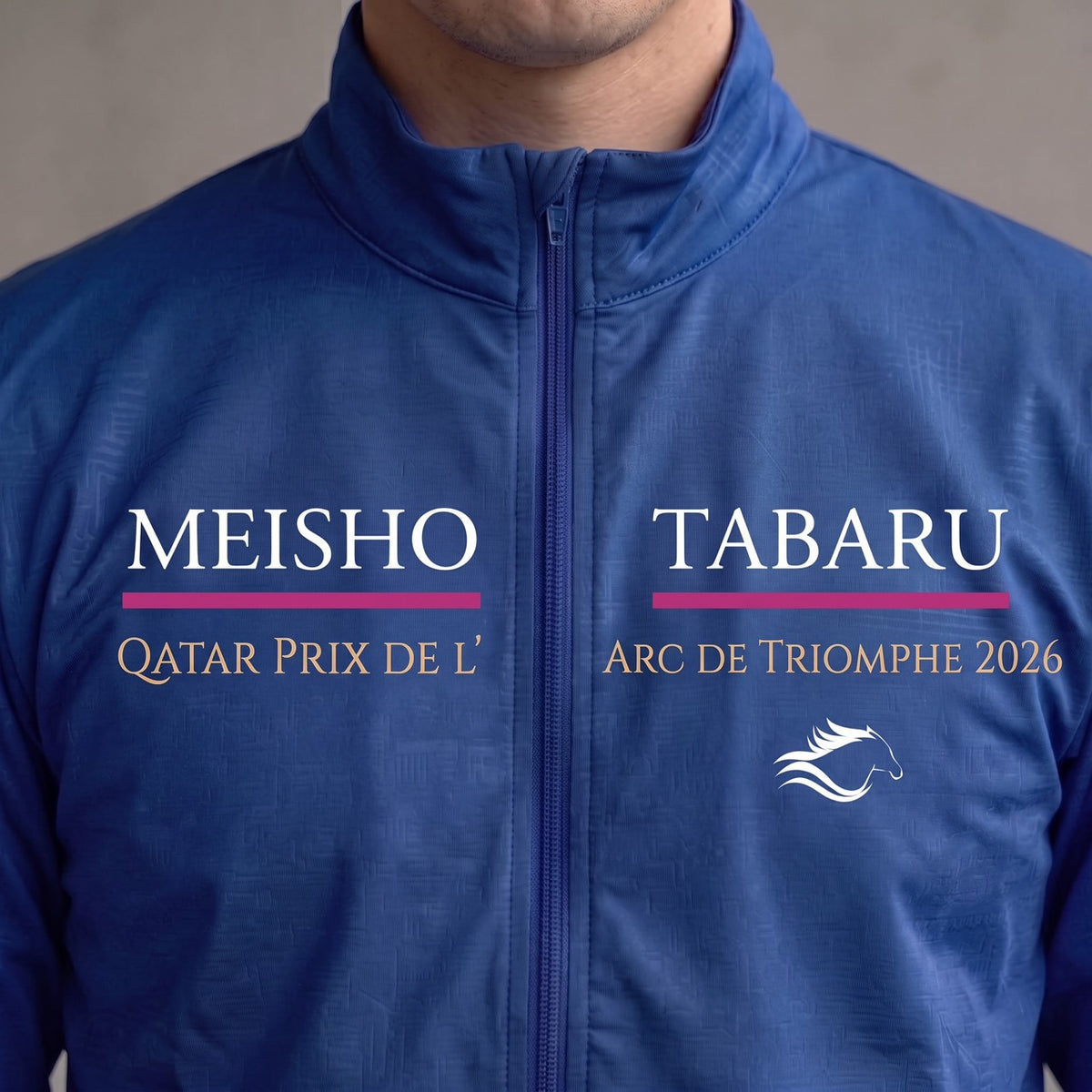 メイショウタバル 凱旋門賞2026 石橋厩舎公式Riders  Jacket フランス遠征用version (Blue)